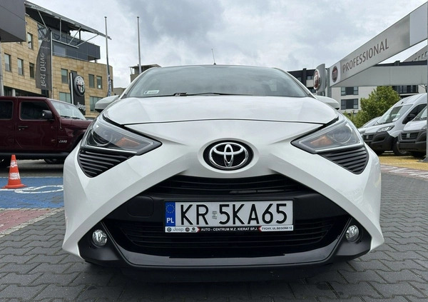 Toyota Aygo cena 44900 przebieg: 48003, rok produkcji 2018 z Radzionków małe 781